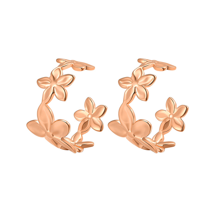 Pendientes Aros Flor Bloom Waterproof