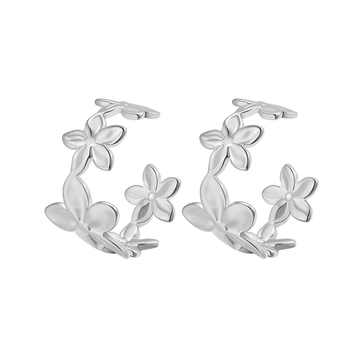Pendientes Aros Flor Bloom Waterproof