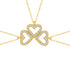 Set Collares Trío Bond Heart Crystal – Waterproof