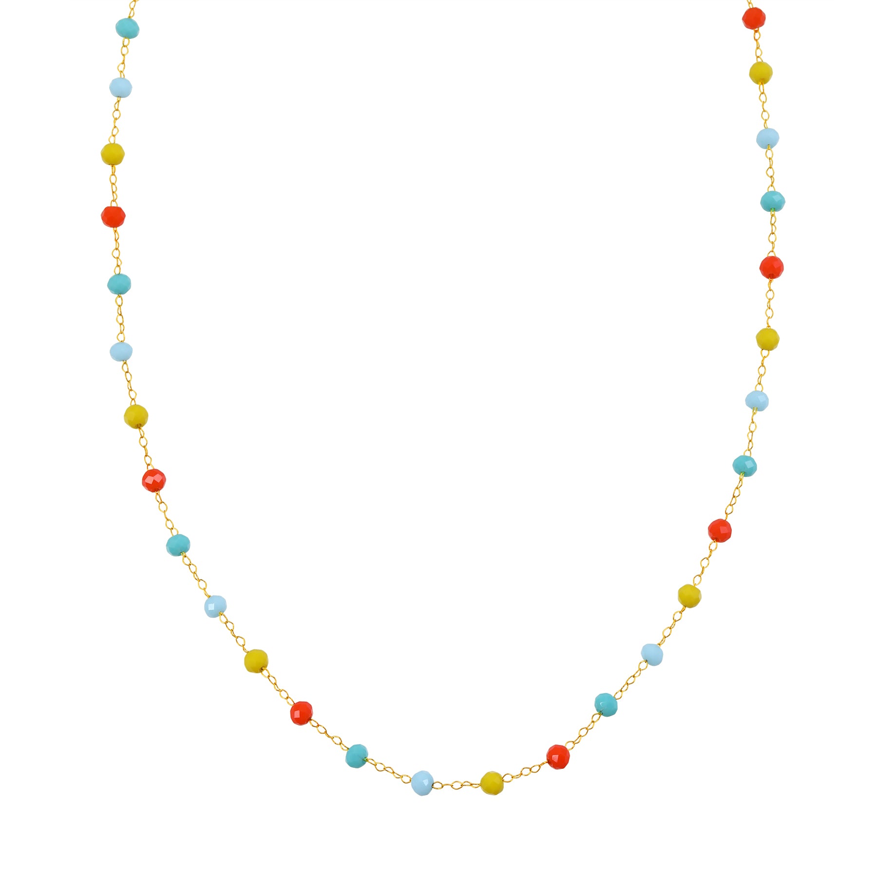 Bunte Perlenkette – Wasserfest
