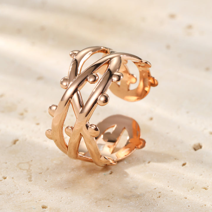 Bague Bubble Torsadée Waterproof