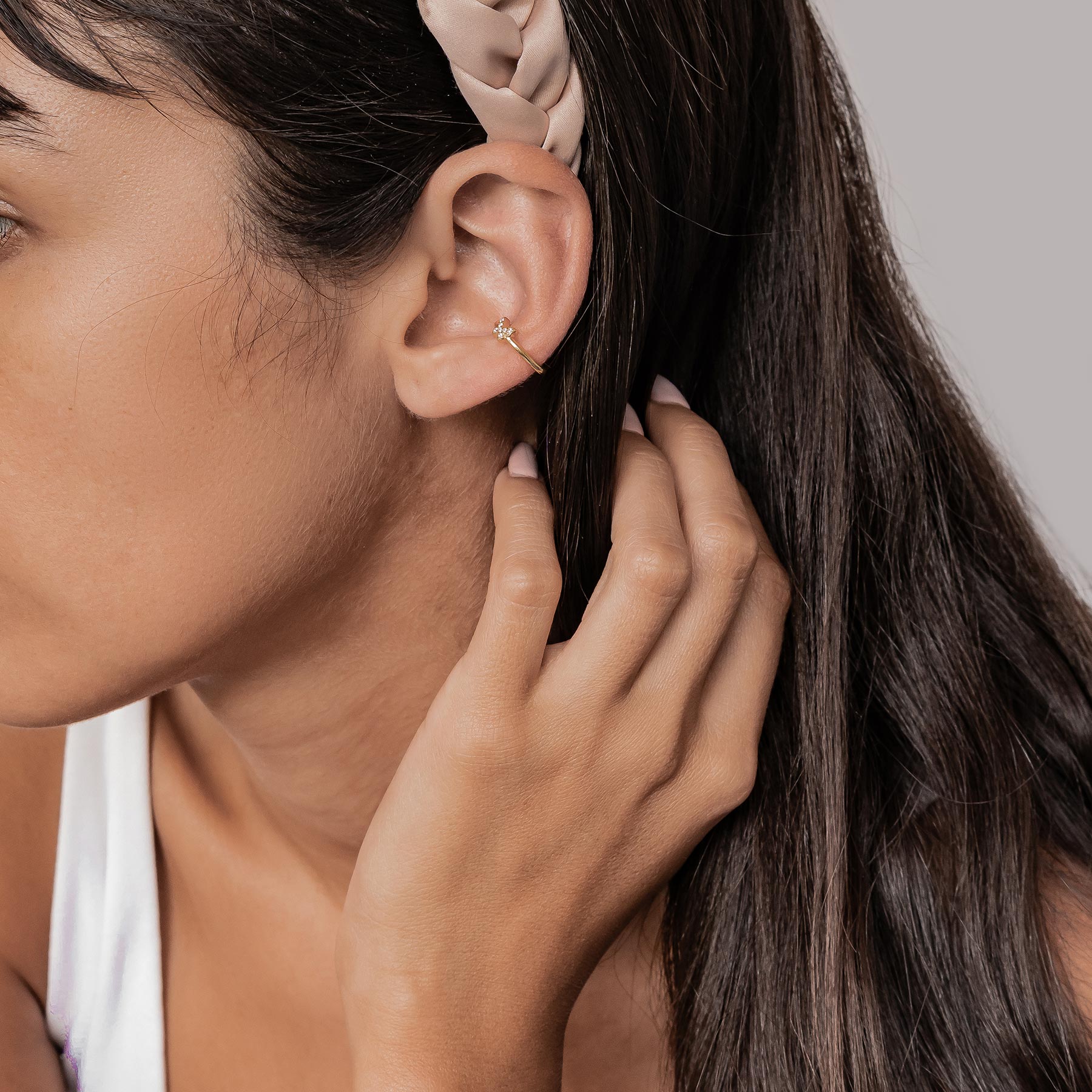 Ear Cuff Papillon Sterling Argent