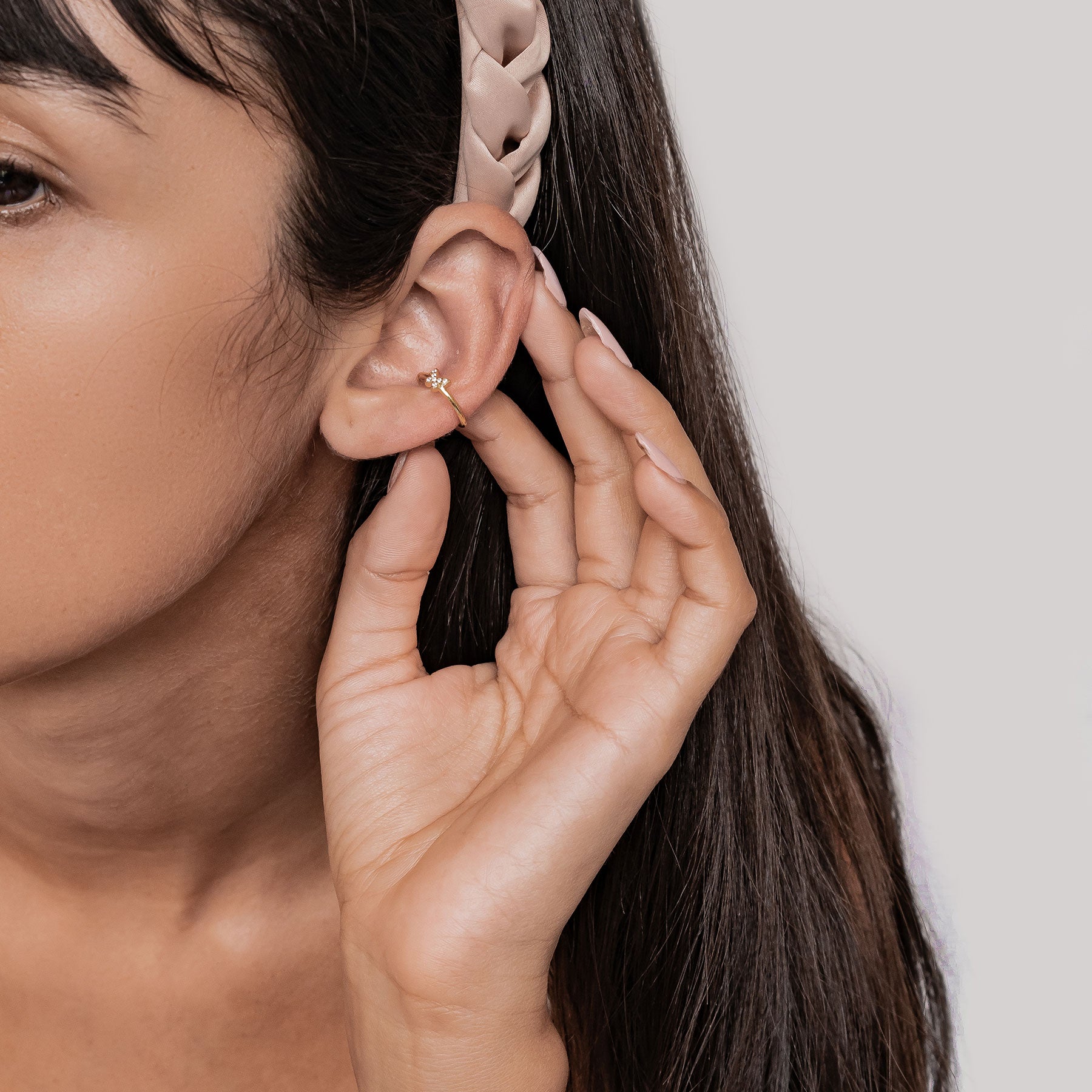 Ear Cuff Papillon Sterling Argent