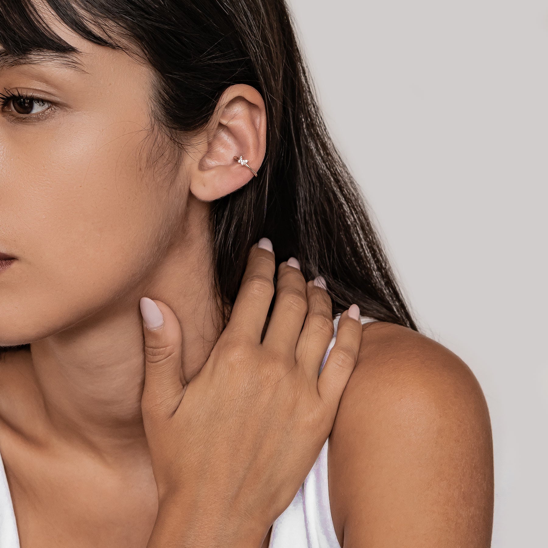 Ear Cuff Papillon Sterling Argent