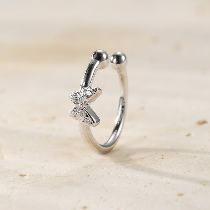 Ear Cuff Papillon Argent Sterling
