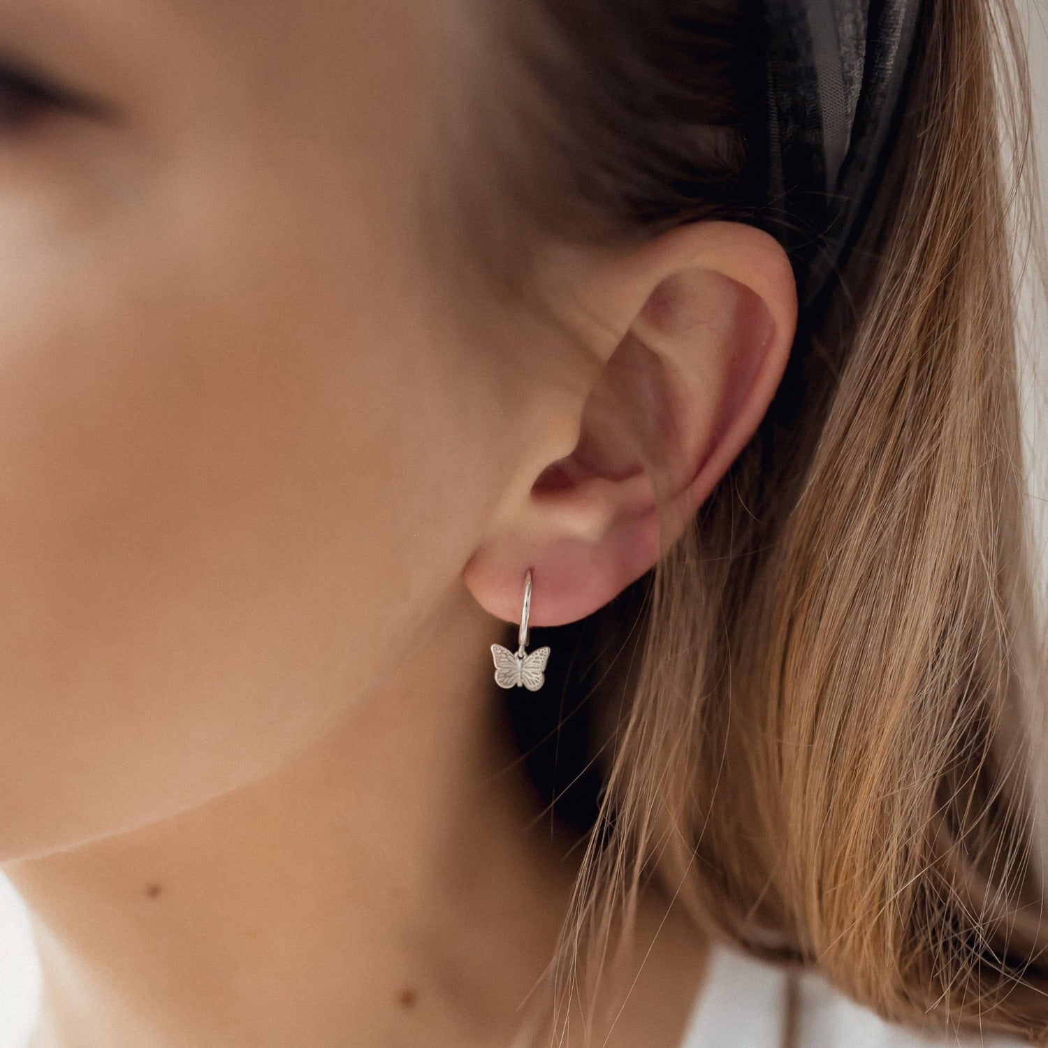 Butterfly Jewelry Set Sterling Silver