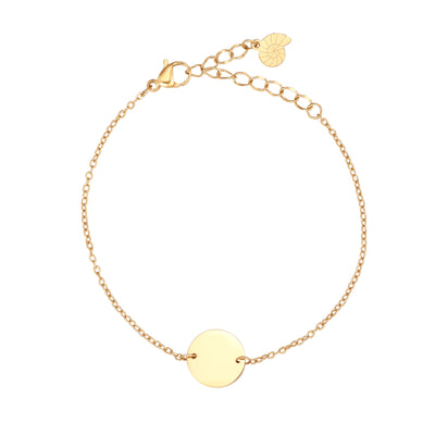 Simple Circle Bracelet Gold