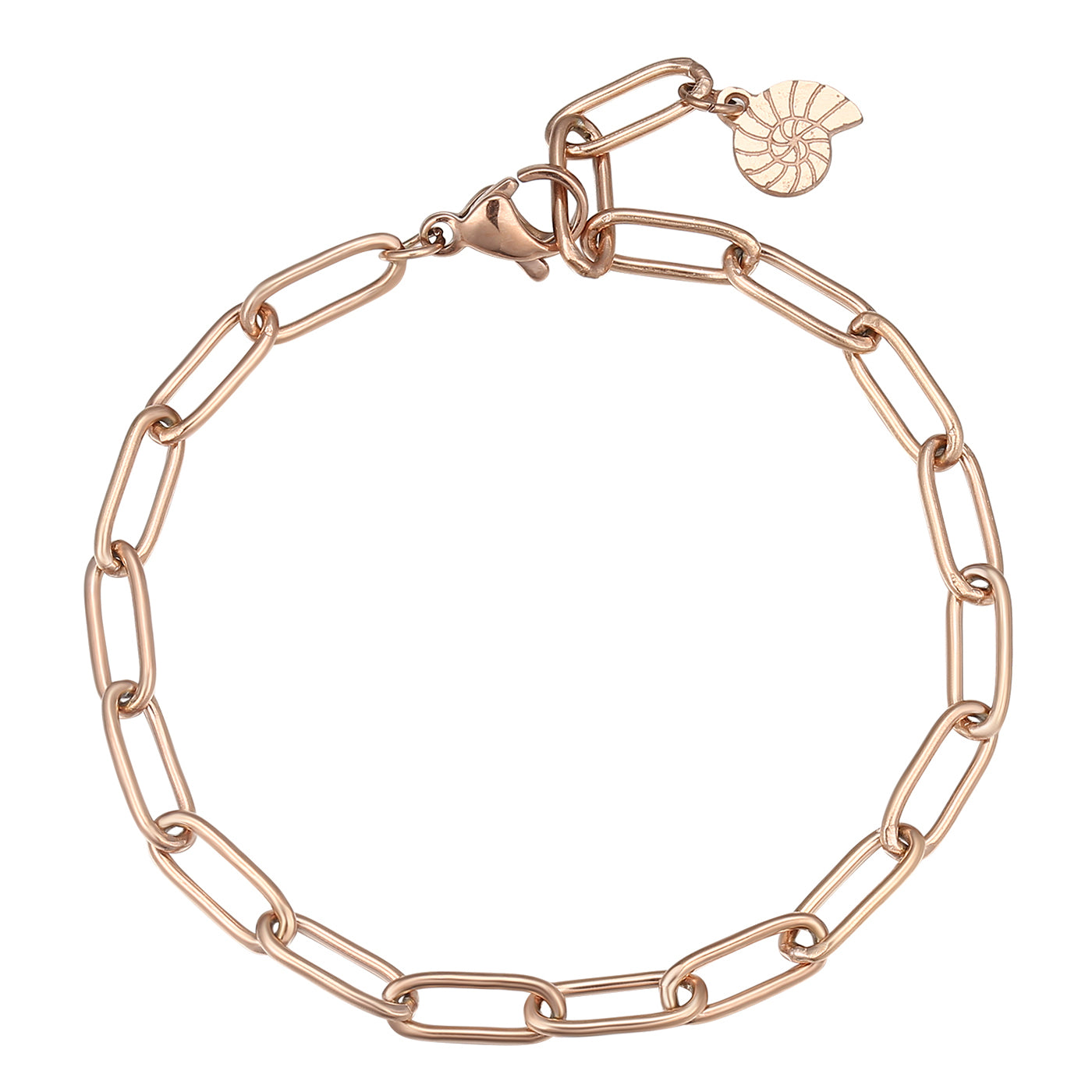 Großgliedriges Armband Rosegold