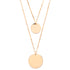 Collier Cercle Multi Rangs Plaqué Or