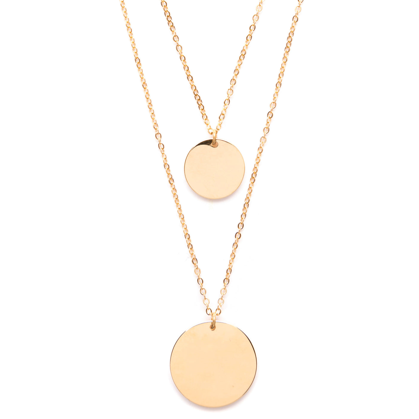 Collier Cercle Multi Rangs Plaqué Or