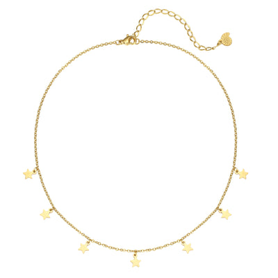 Collar Delicado con Estrella en Oro