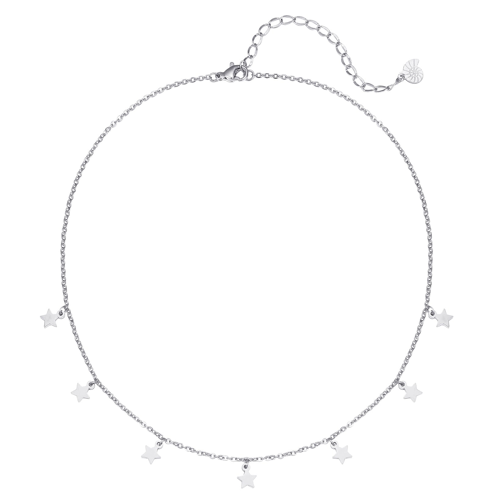 Choker Amazon Star Necklace Delicate Star Necklace Silver – Hey