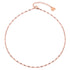 Feine Choker Kette in Rosegold