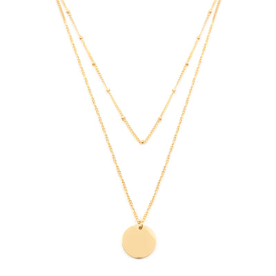 Collier Multi Rangs Cercle Or