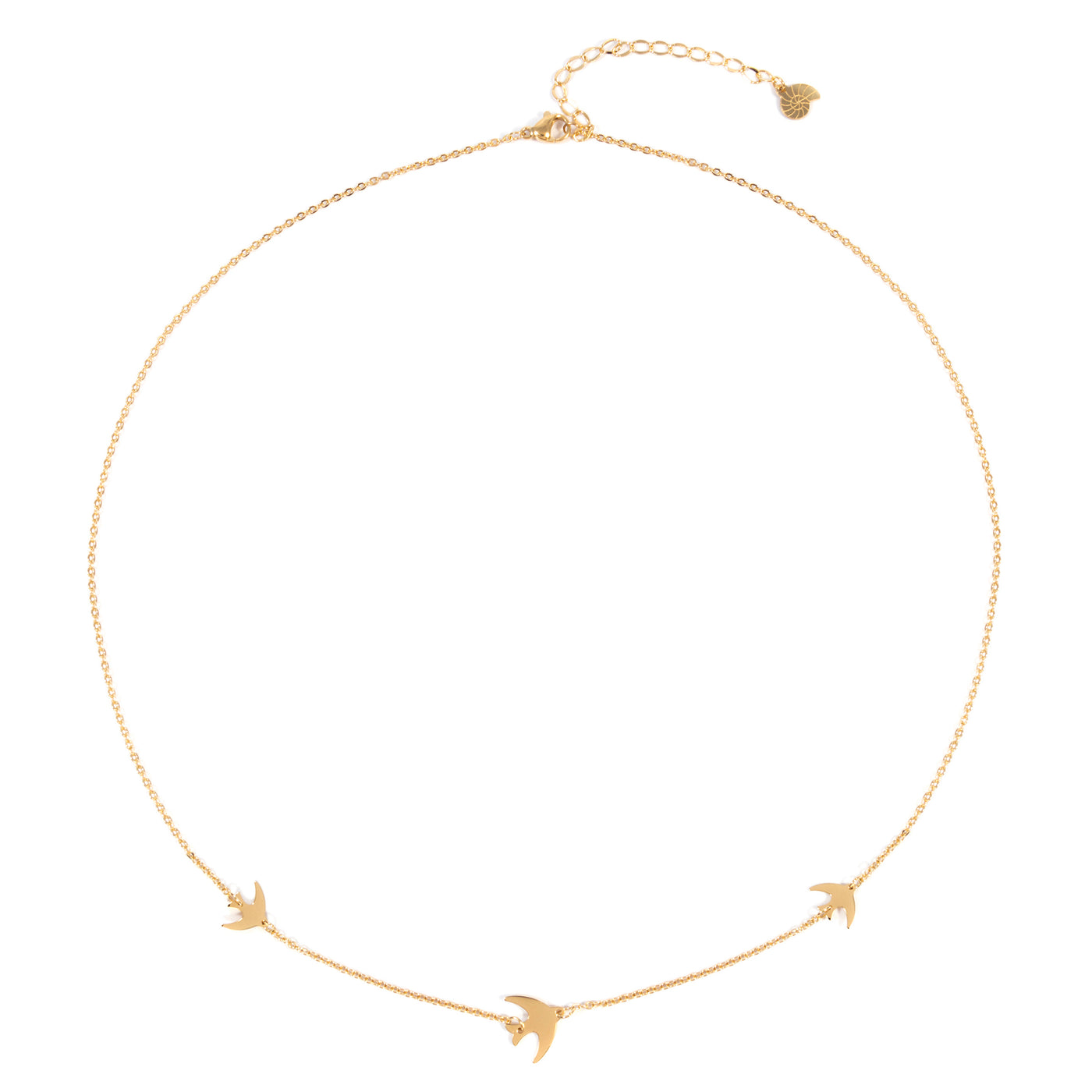 Collier Oiseaux Volants en Or