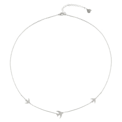 Collier Oiseaux Volants en Argent
