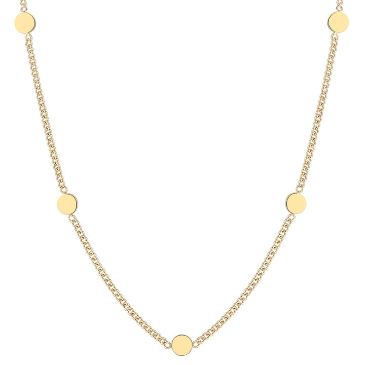 Collar de Círculo Pequeño en Oro