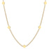 Small Circle Necklace Gold