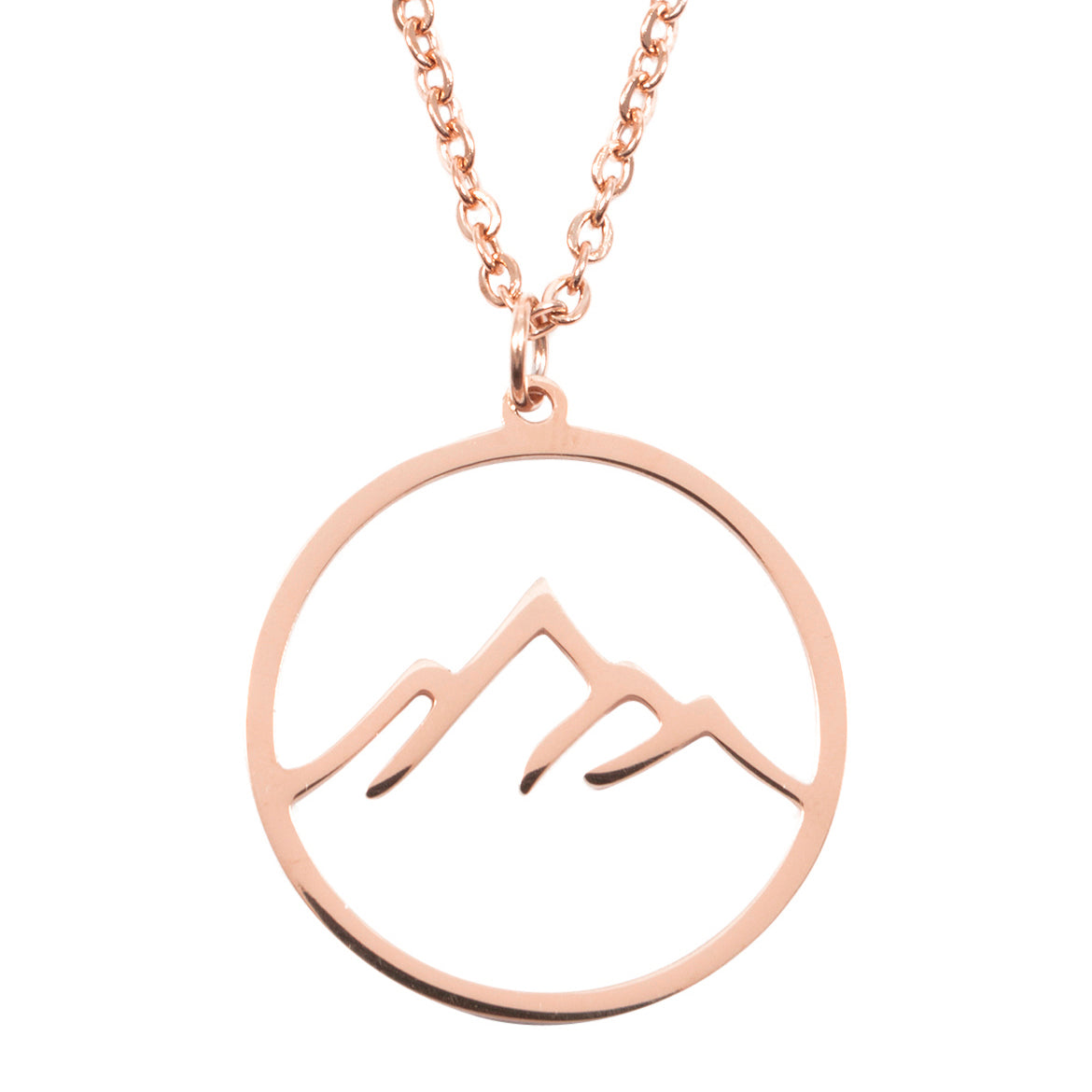 Berg Kette in Rosegold