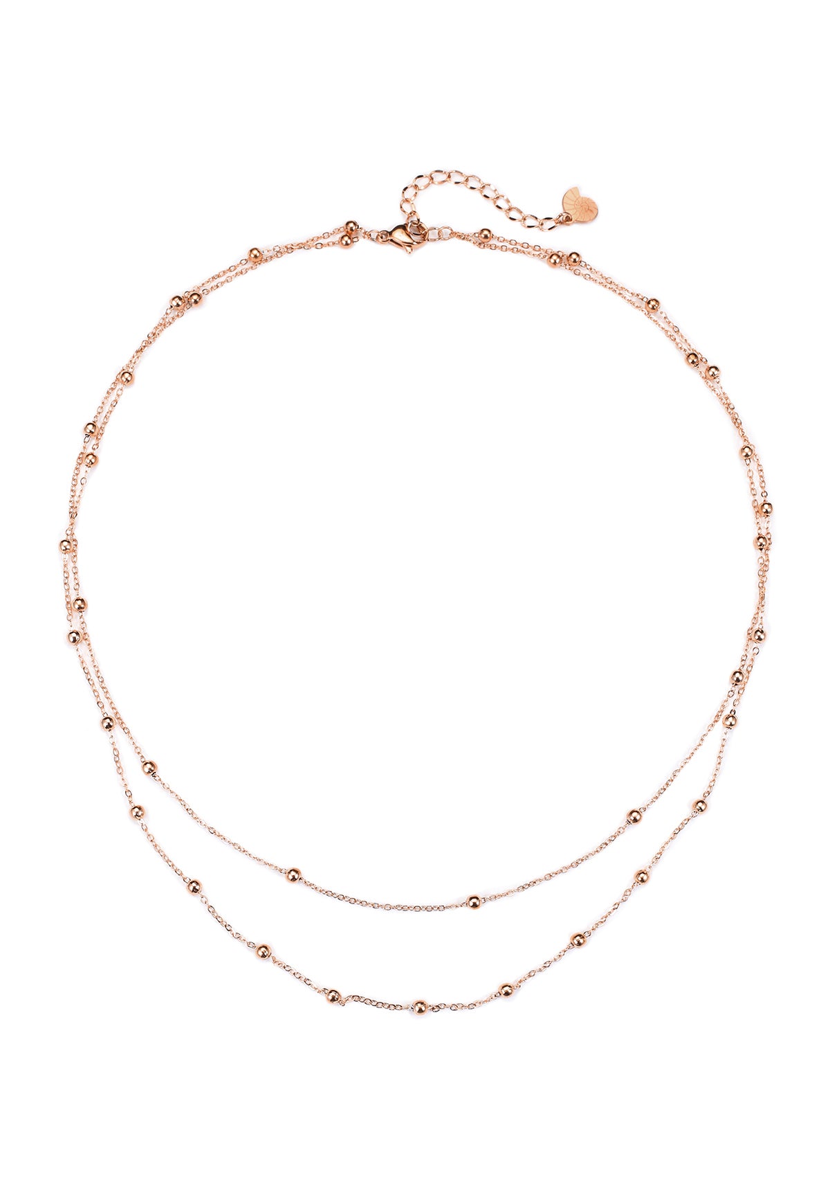 Collier Multi Rangs en Or Rose