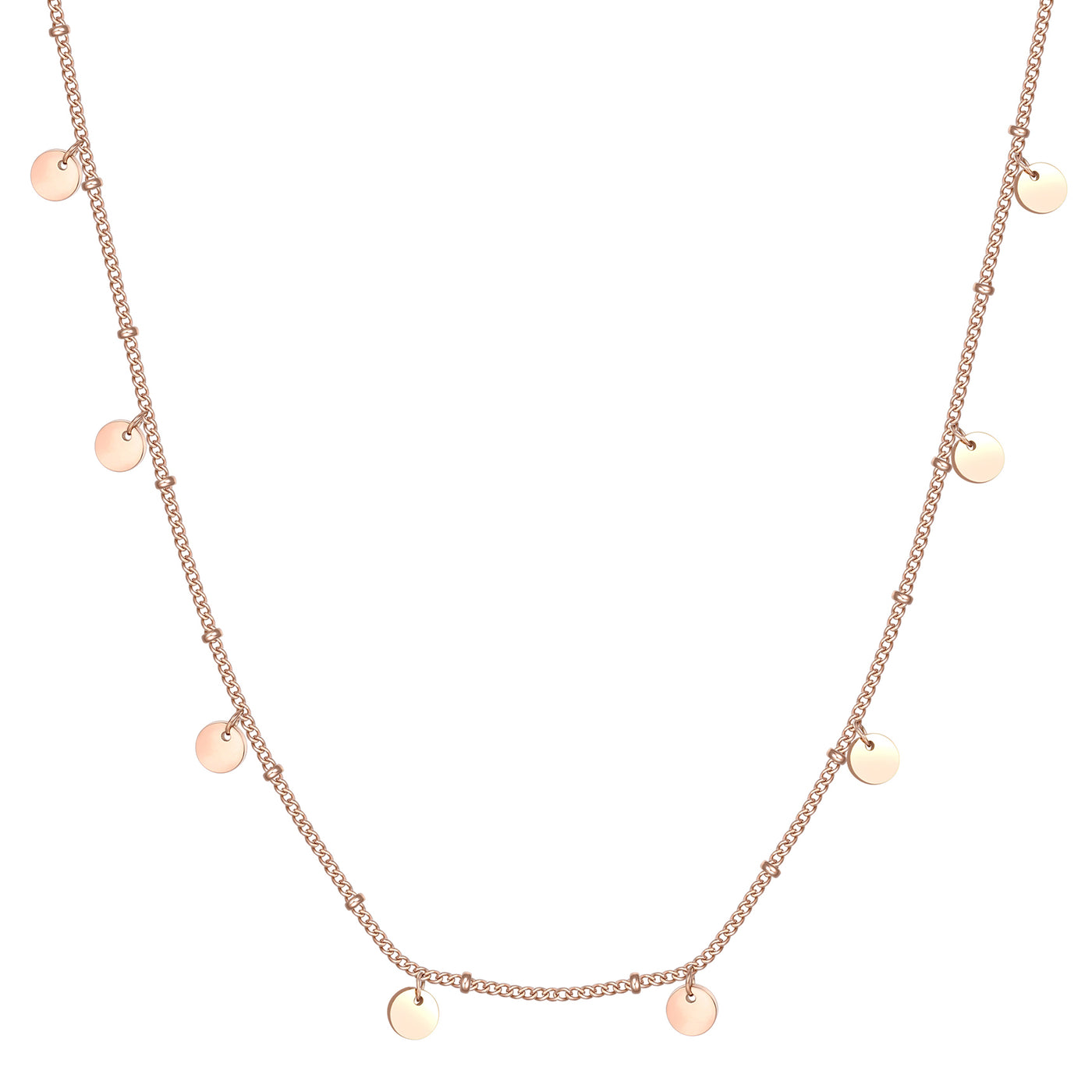 Kreis Kette Rosegold