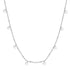 Cercles Bobble Chaîne Collier en Argent