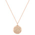Collier Pendentif Fleur de Vie en Or Rose