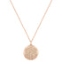 Blume des Lebens Kette Rosegold