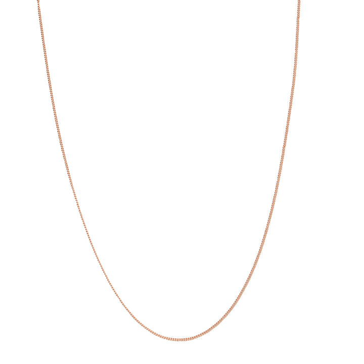 Fine Textured Chain Necklace Sterling Silver