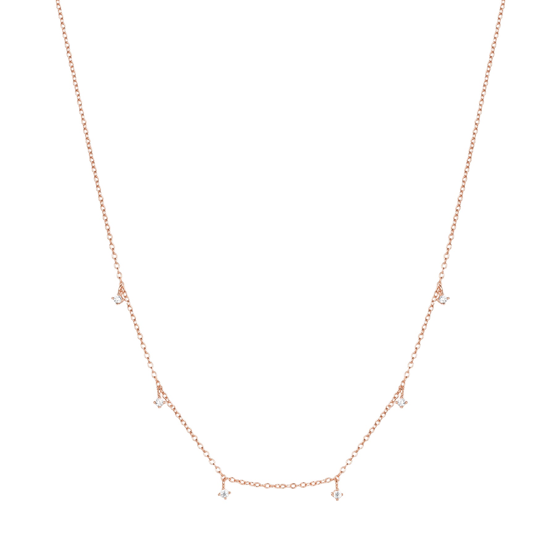 Zirkonia Kette Sterlingsilber