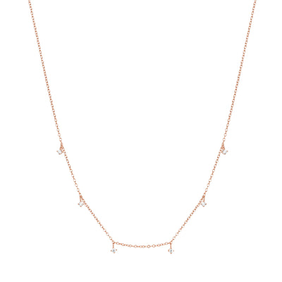 Collier Charme Pierre Précieuse Sterling Argent