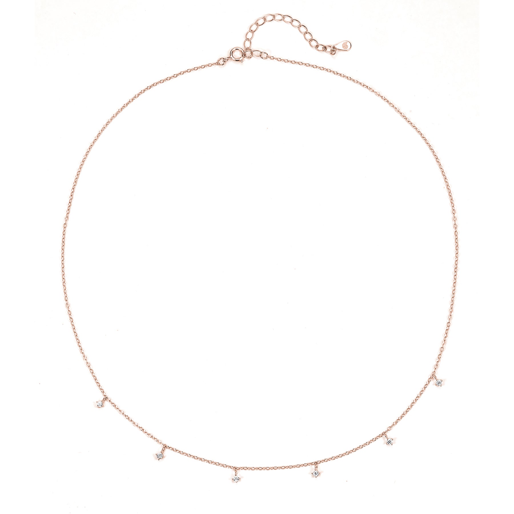 Zirkonia Kette Sterlingsilber