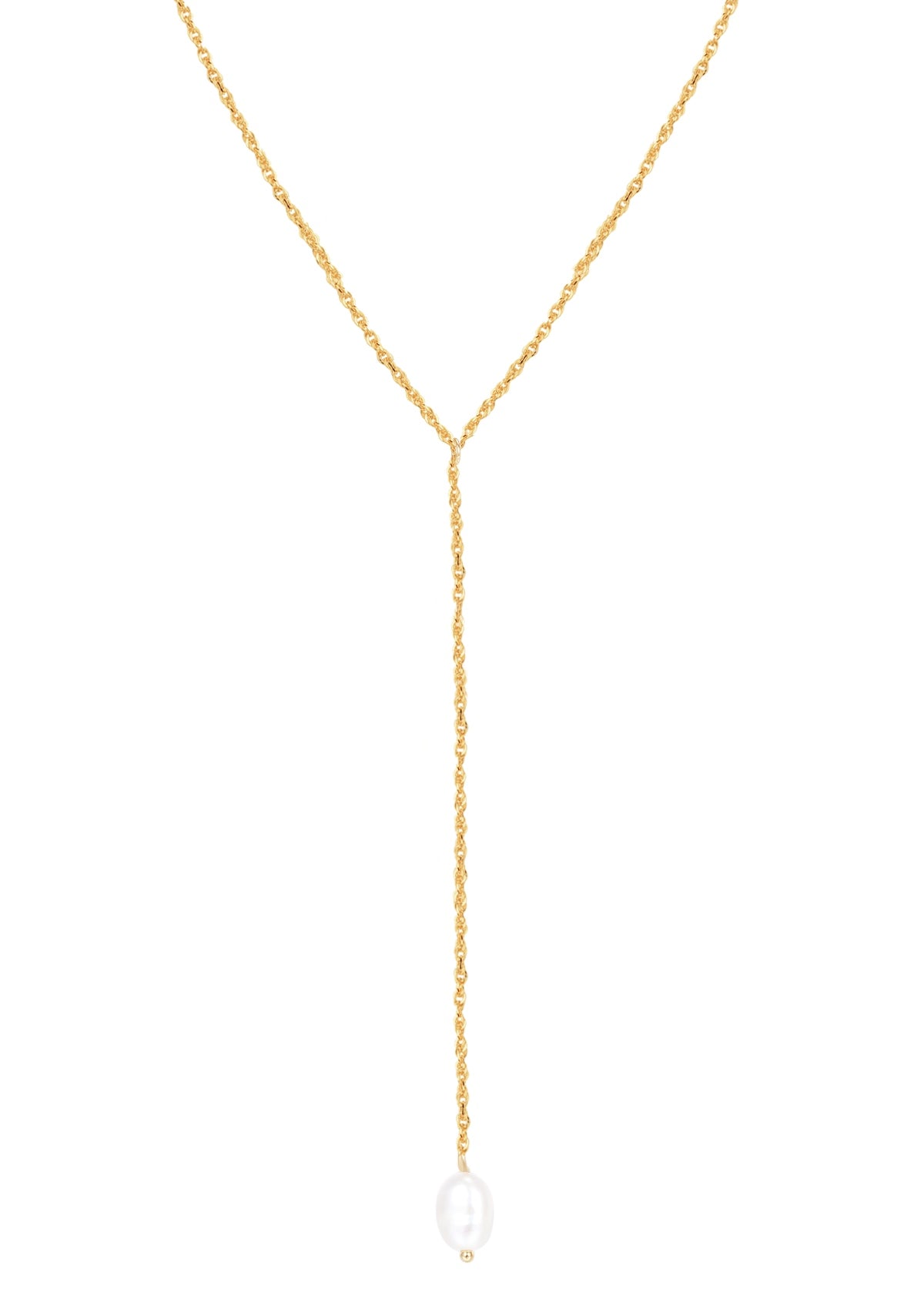 Perle Ketten Set Sterlingsilber in Gold