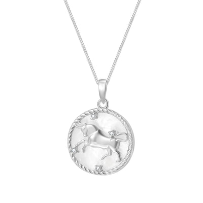Taurus Zodiac Pendant Necklace