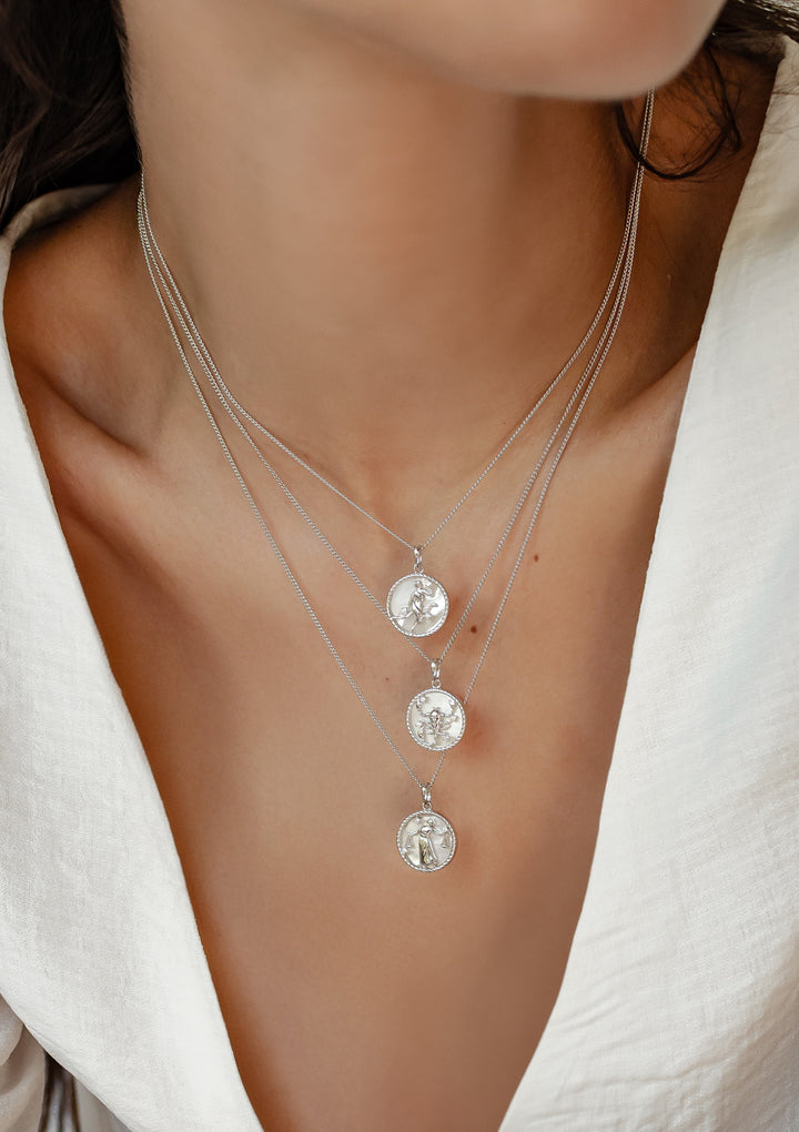 Libra Zodiac Pendant Necklace