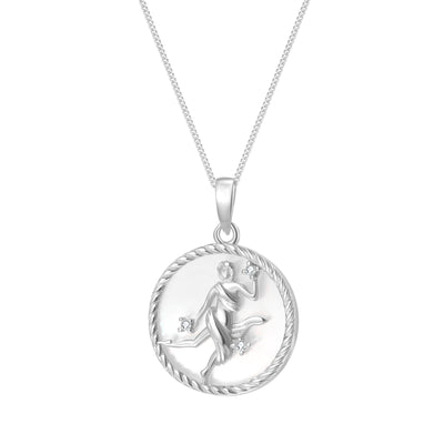 Collier pendentif zodiaque Vierge