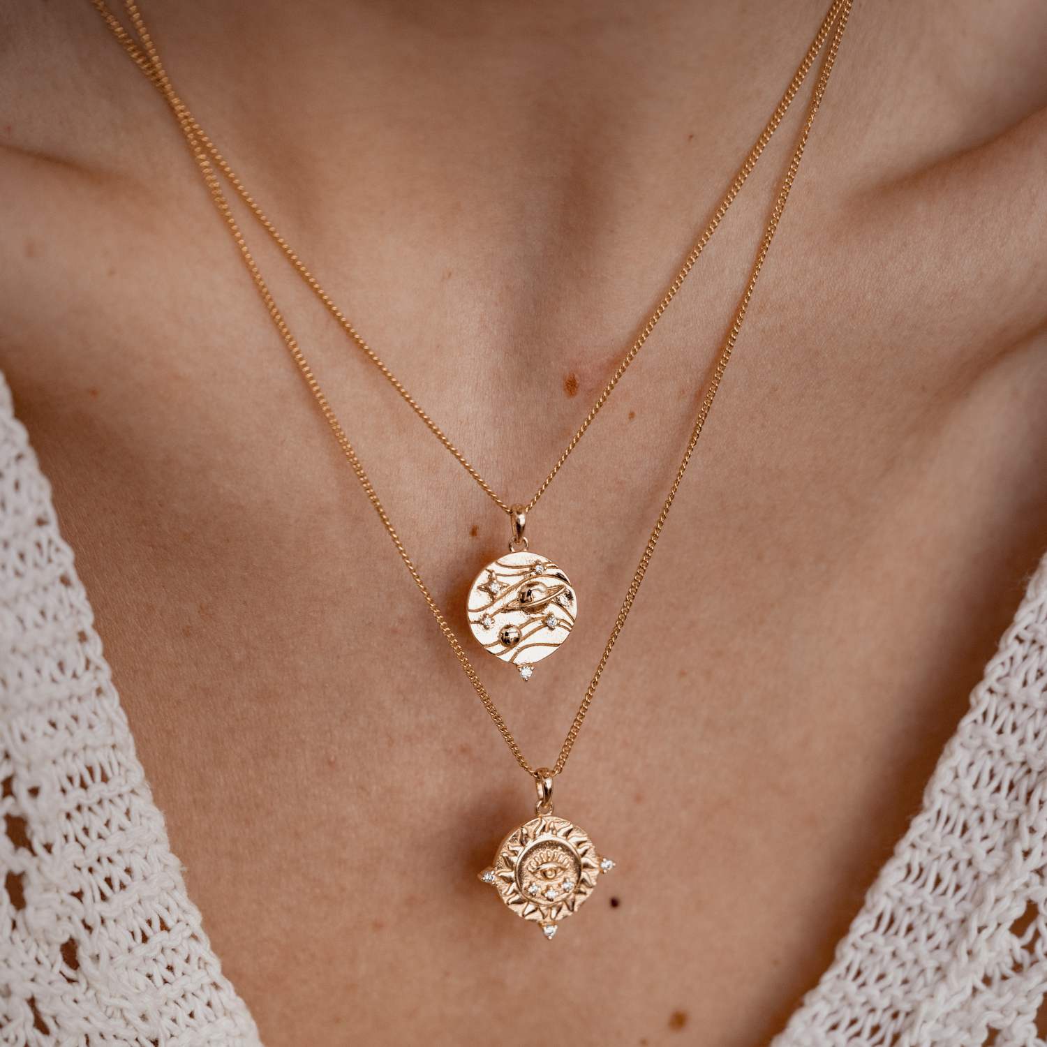 Collier Pendentif "Protection" Sterling Argent