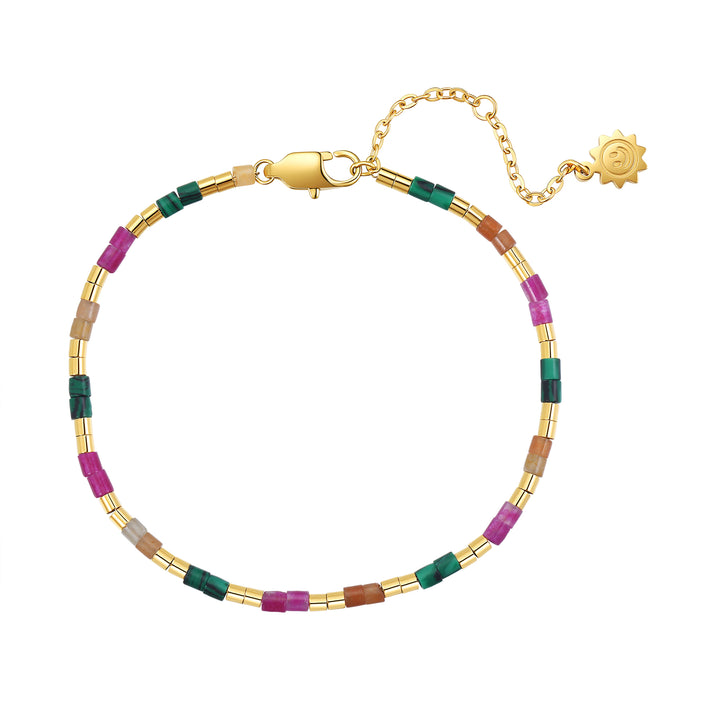Pulsera Cuentas Tubo Candy Color Impermeable