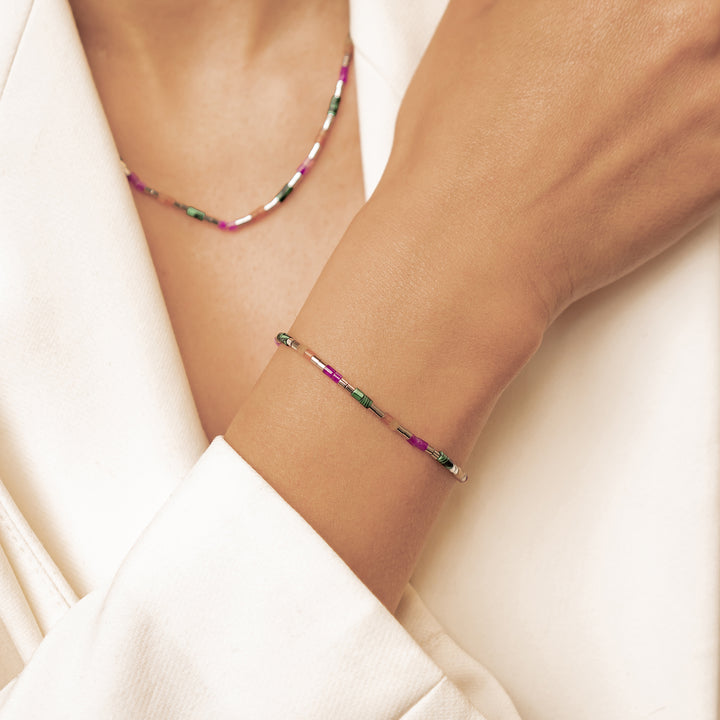 Pulsera Cuentas Tubo Candy Color Impermeable