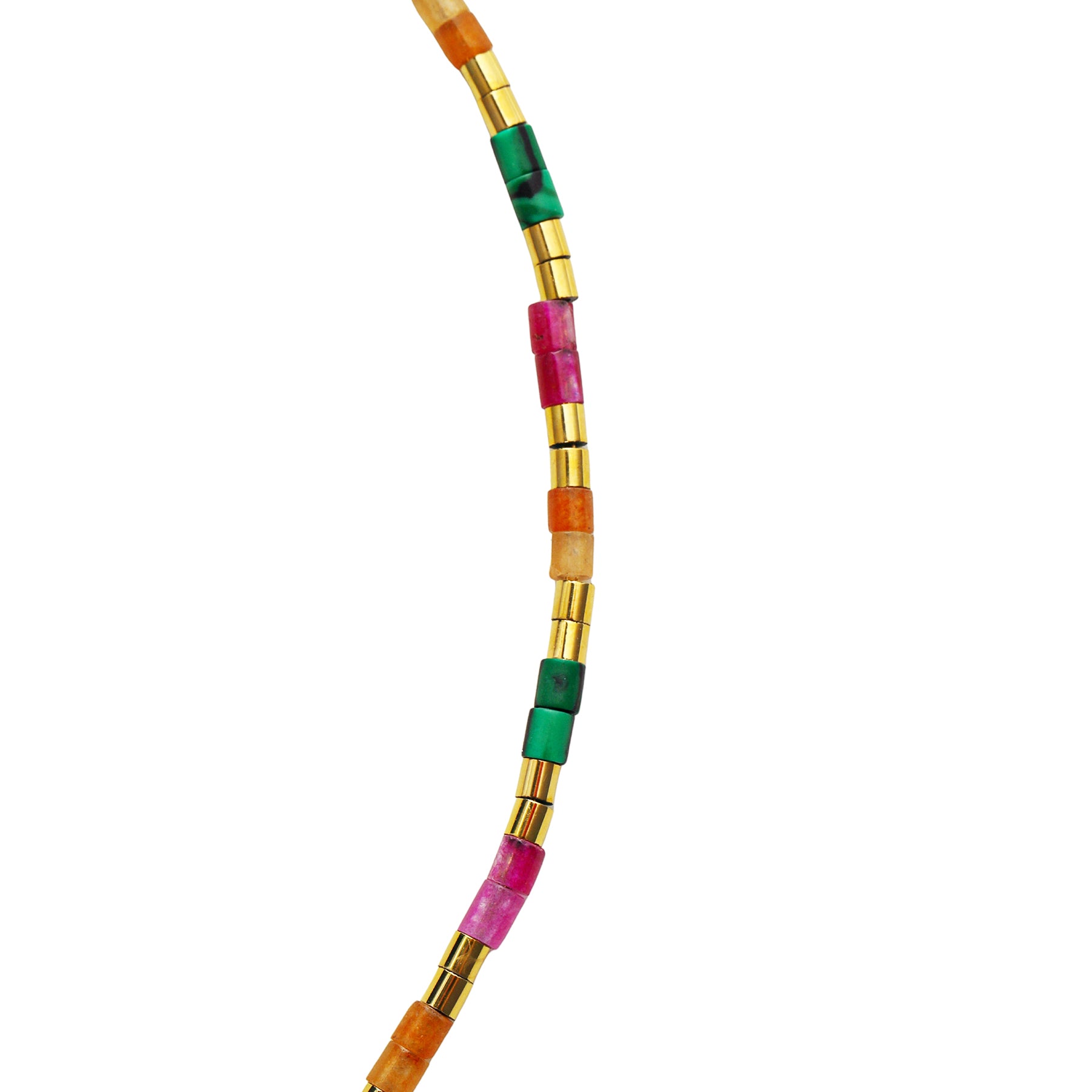 Candy Color Röhrenperlen Halskette – wasserdicht