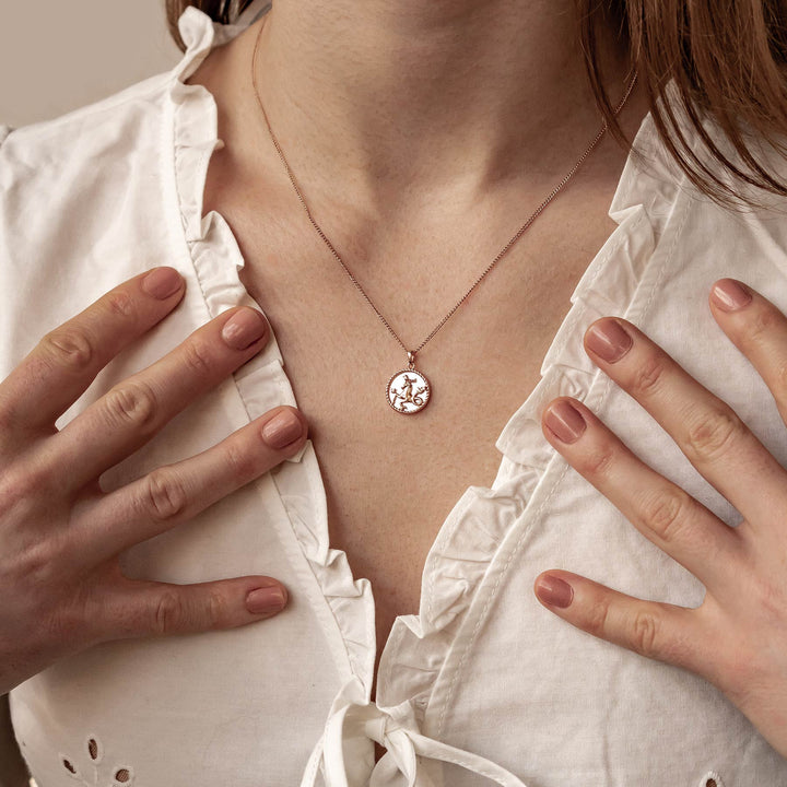 Capricorn Zodiac Pendant Necklace