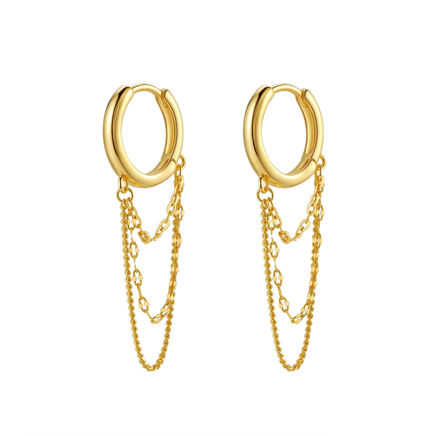 Créoles Blossom Cascade Argent Sterling