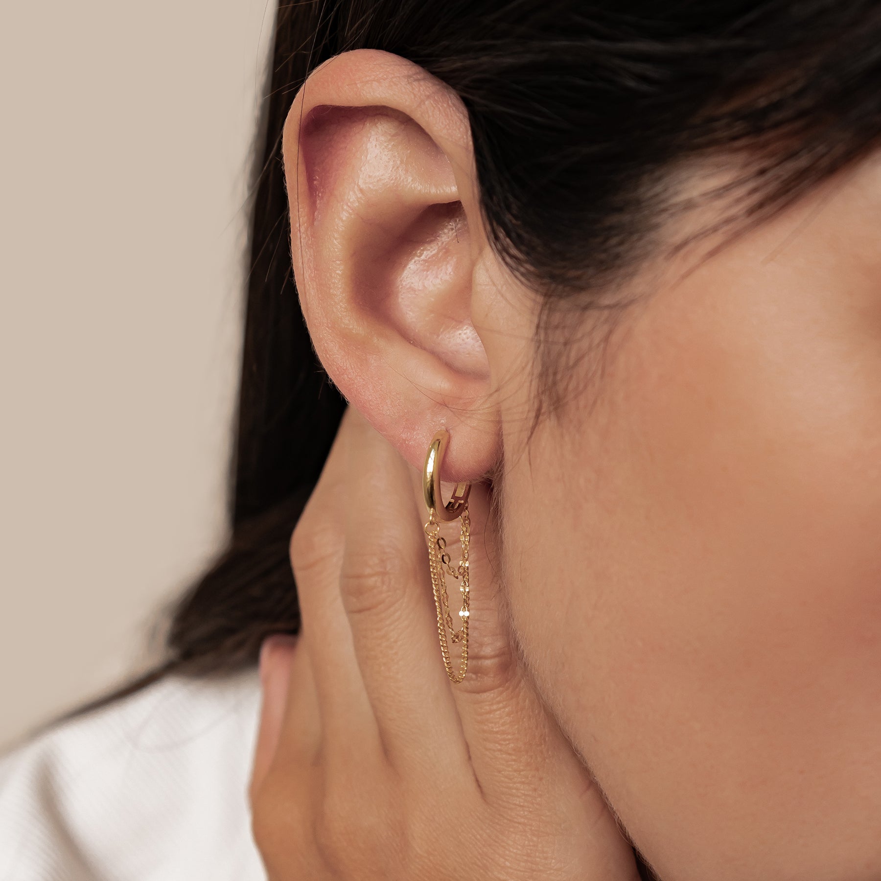 Créoles Blossom Cascade Argent Sterling