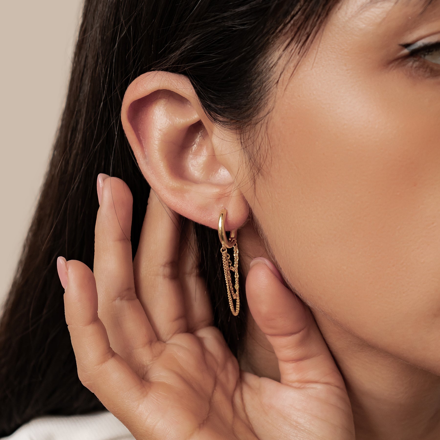 Créoles Blossom Cascade Argent Sterling