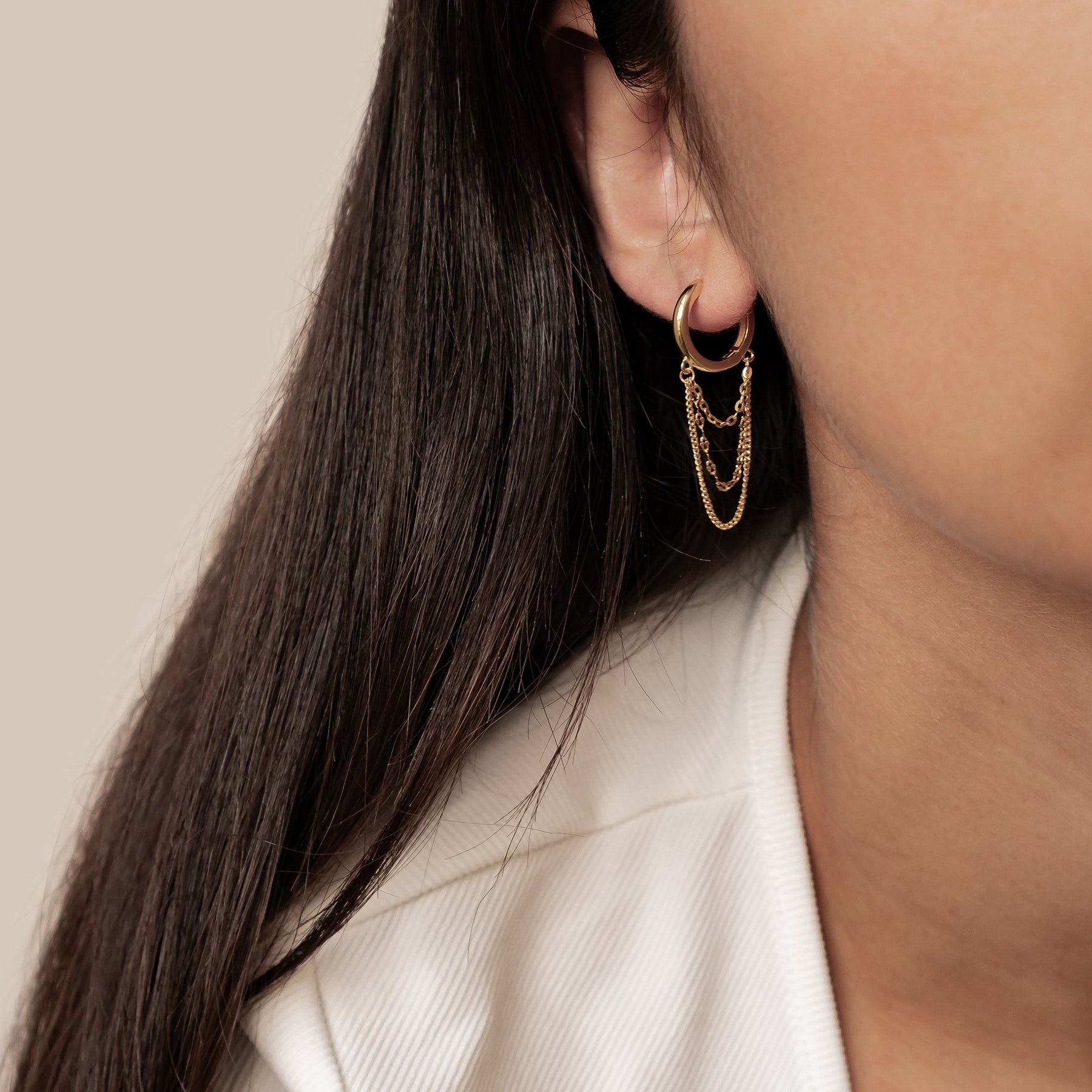 Créoles Blossom Cascade Argent Sterling