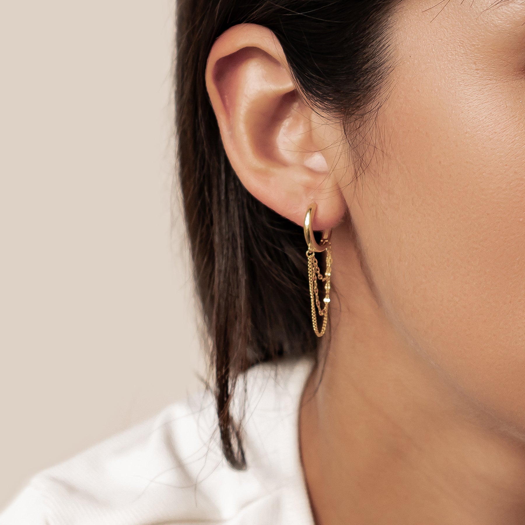 Créoles Blossom Cascade Argent Sterling