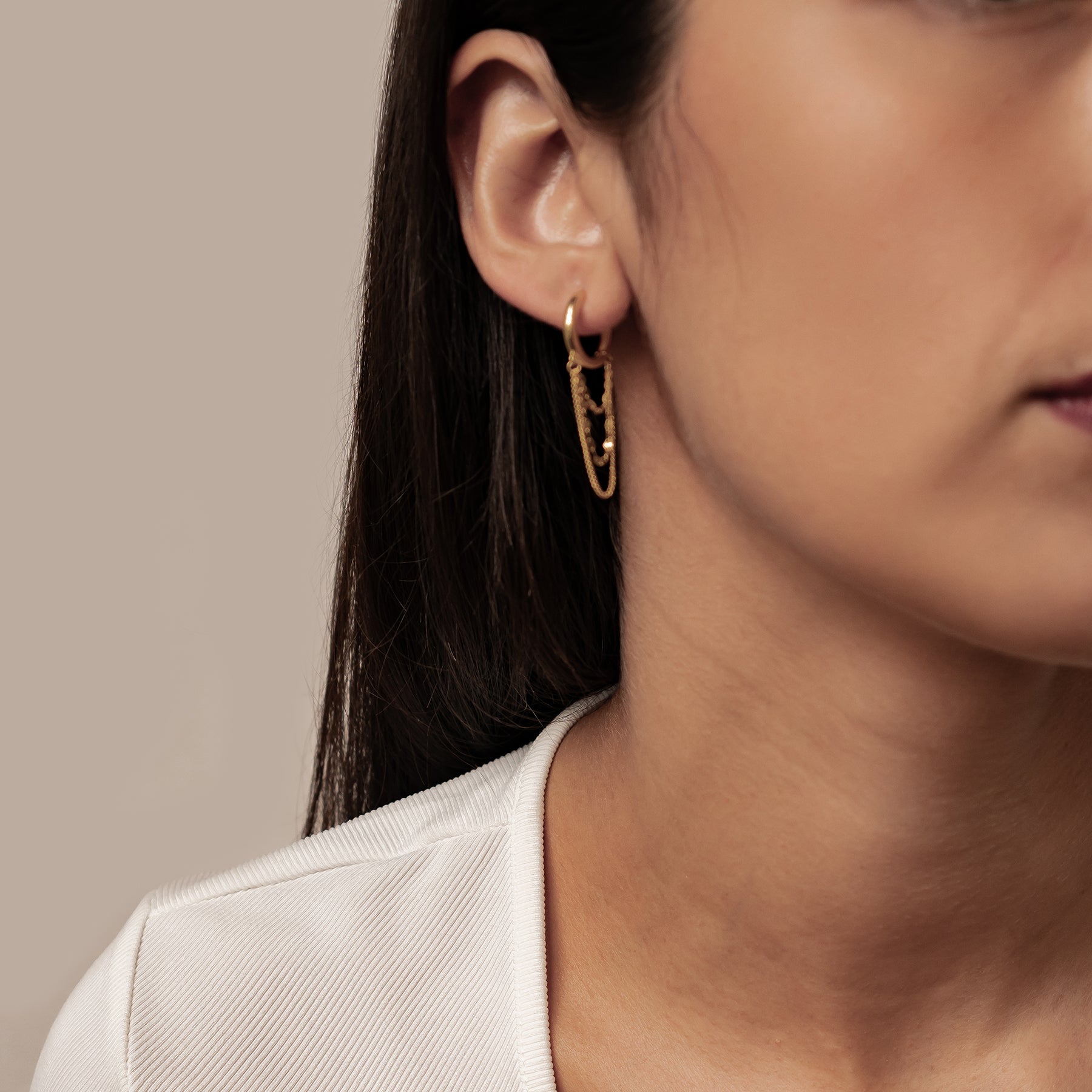 Créoles Blossom Cascade Argent Sterling