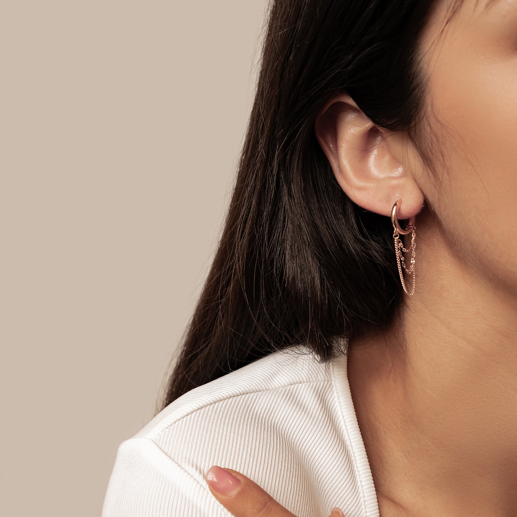 Créoles Blossom Cascade Argent Sterling