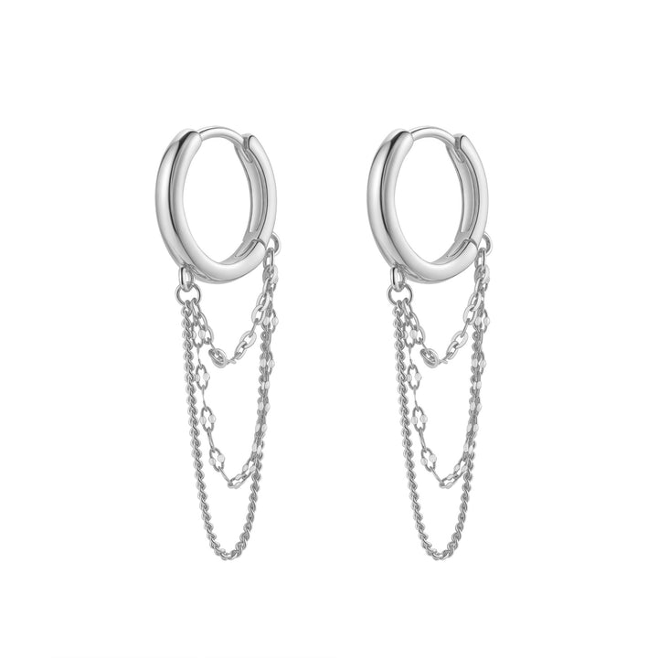 Aros Blossom en Cascada Plata de Ley 925