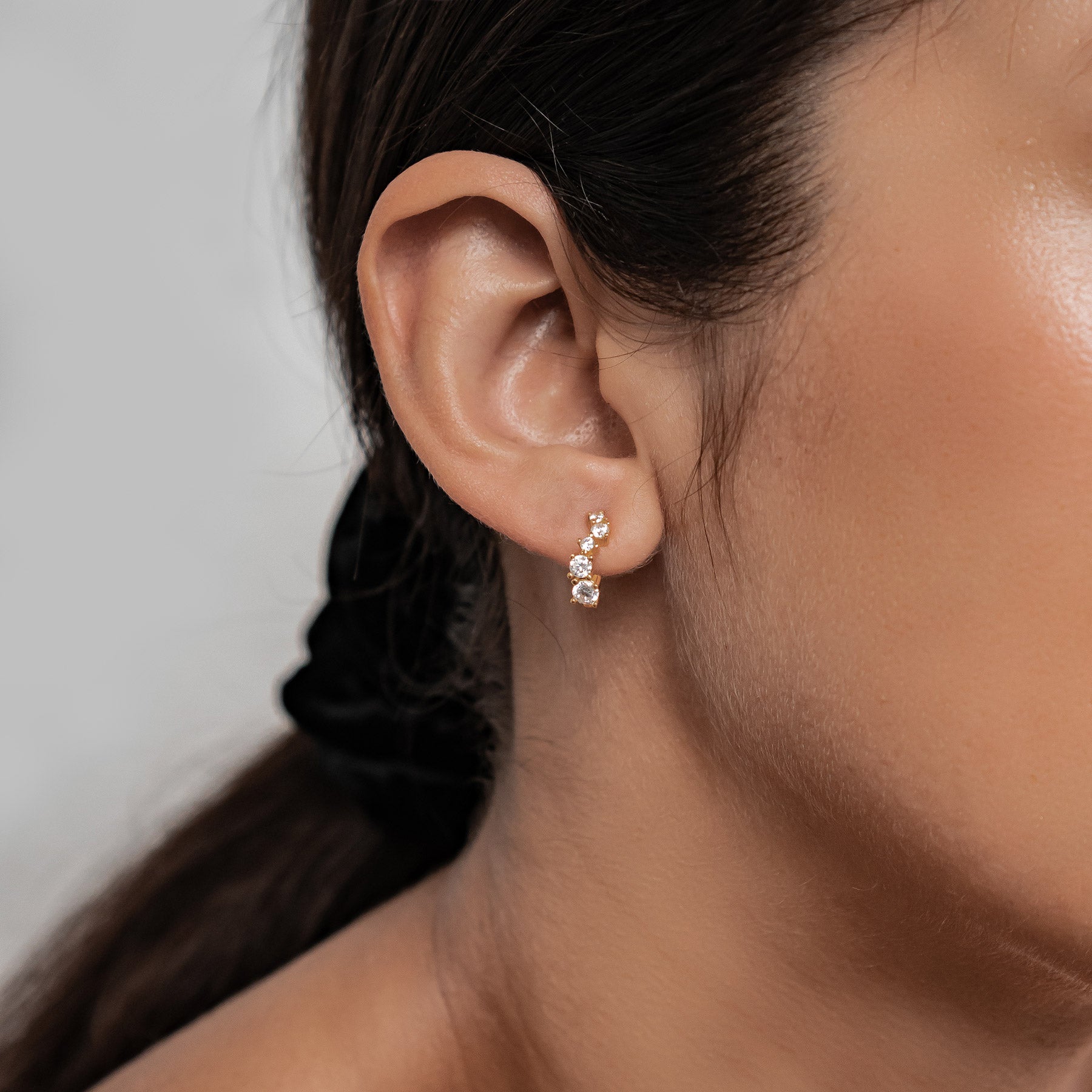 Himmlische Träume Creolen Ohrringe aus Sterlingsilber